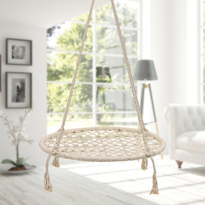 knitted swing chair
